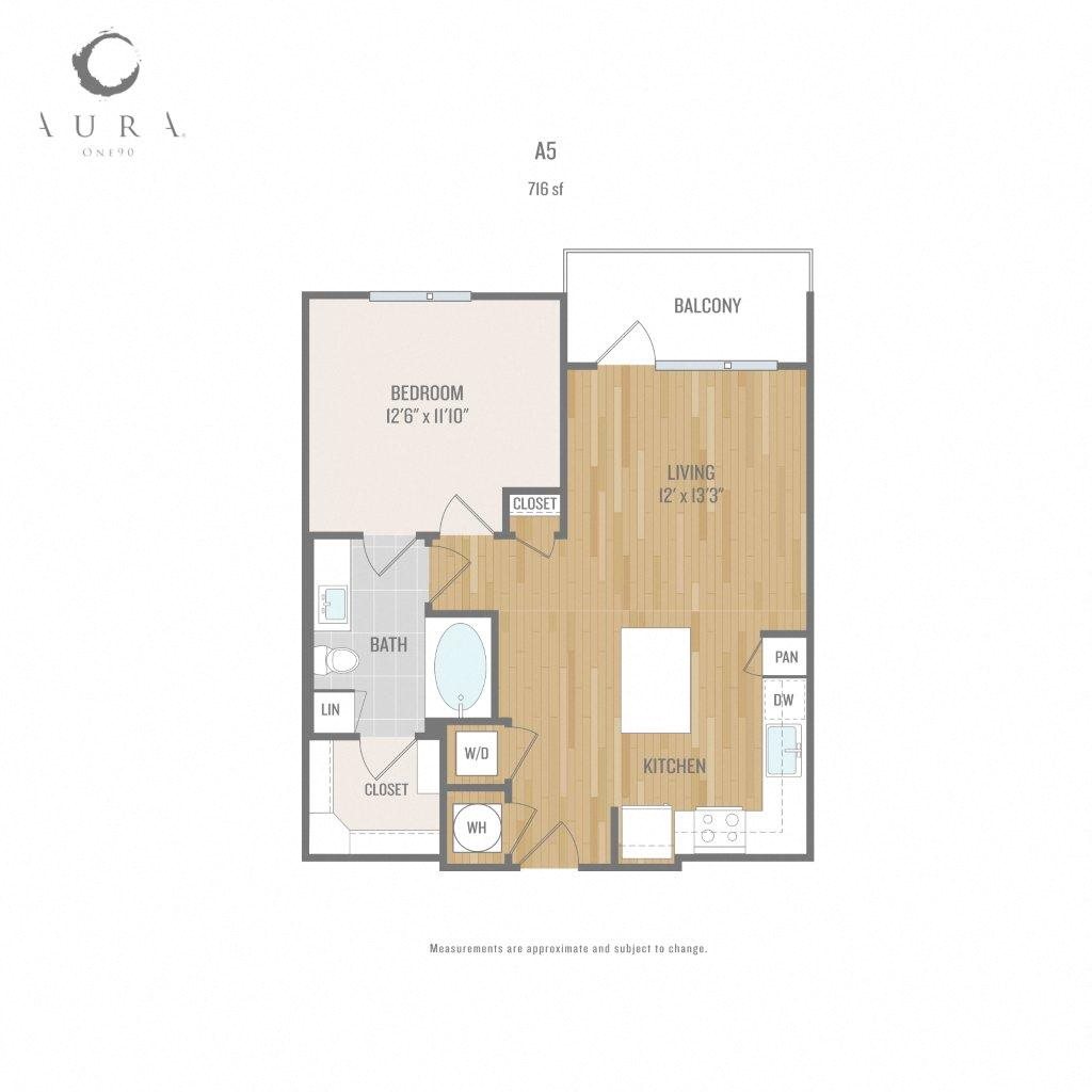 Aura One90 Apartments A5 Floor Plan Aura One90 Apartments A5 Floor Plan